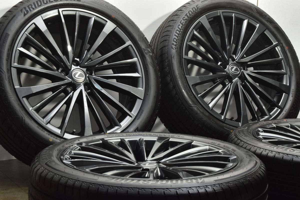 製 新車外し品 レクサス RX 350 h バージョンL 21 in 8 J 40 PCD 114 3 ブリヂストン アレンザ 001 235 50 R バリ溝