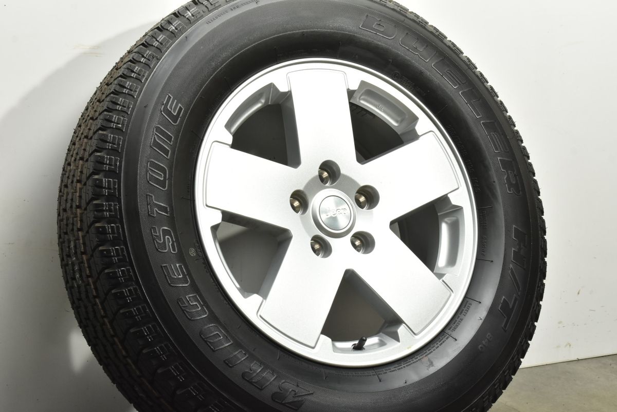 ジープ JK ラングラー アンリミテッド スポーツ 18 in 7 5 J 44 45 PCD 127 品番 AB ブリヂストン 255 70 R