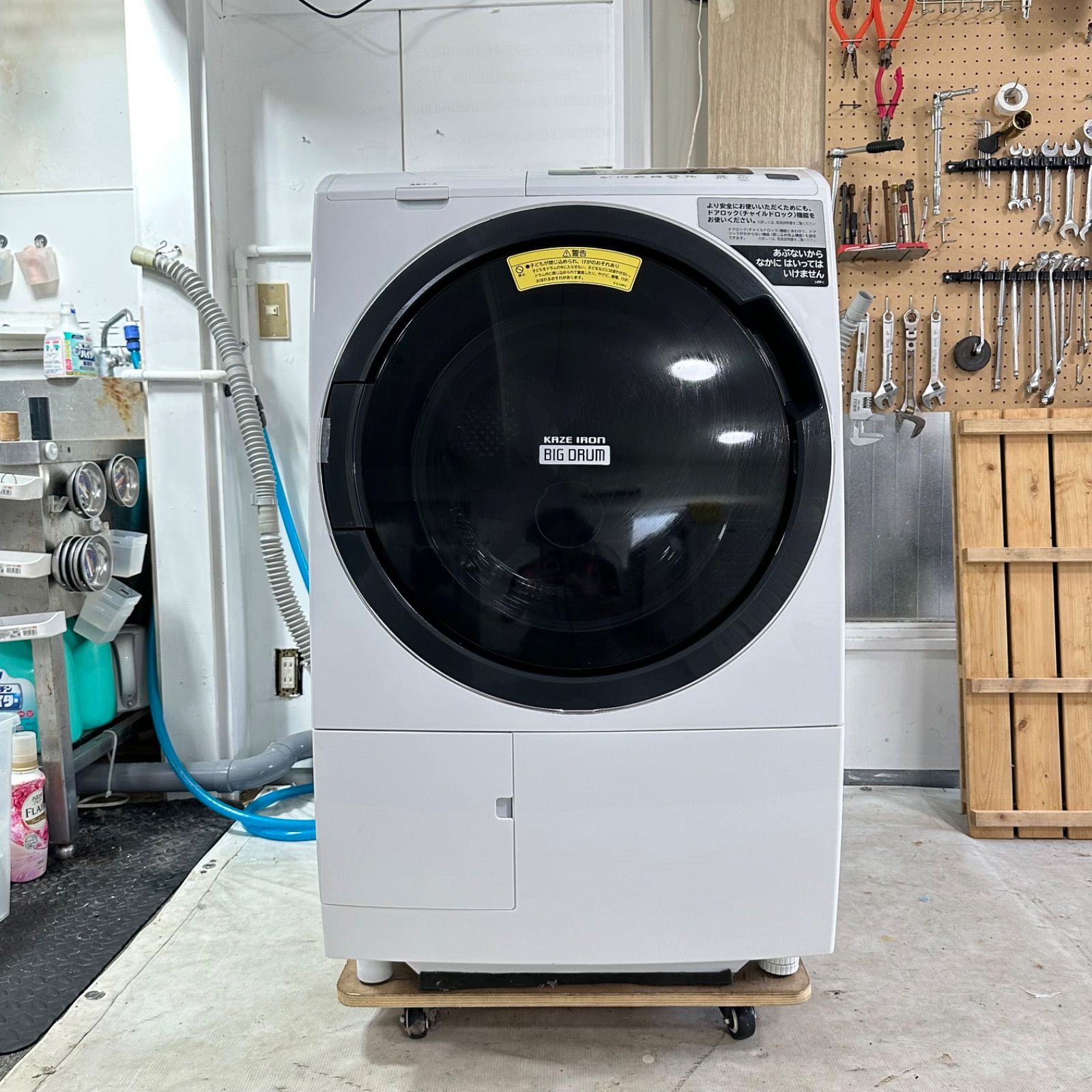  HITACHI BD SG 100 CL 2019年製 完全分解洗浄済み ドラム式洗濯機 ナイアガラ洗浄 ドラム式洗濯機本体 ドラム式洗濯機