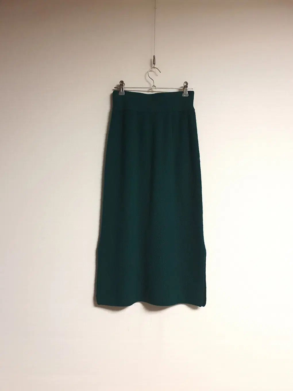 モンパルテ カシミア ワッフル スリット ニット スカート S サイズ 正規品