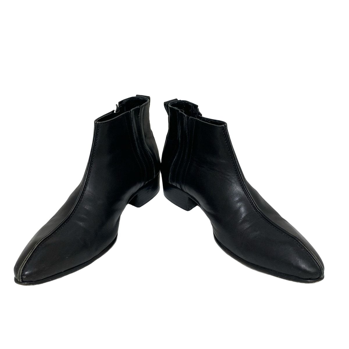 本日限定価格5351プールオムディレクターズラインパイソン&レザーショートブーツ 本日限定価格5351プールオムディレクターズラインパイソン&レザー