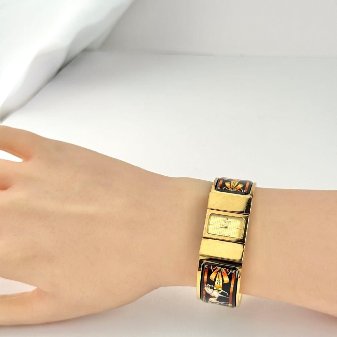 エルメス ロケ LO1.210 電池 レディース 腕時計 830