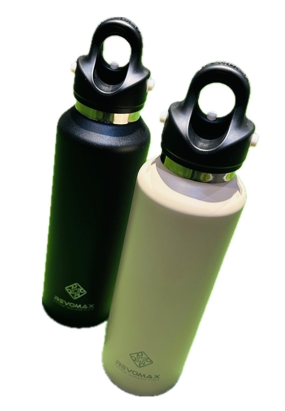 V 12 V-12 ゴルフ メンズ レディース ユニセックス 保冷ボトル REVOMAX 12×REVOMAX 2 122510-AC 05 真空断熱ボトル ワンタッチ開閉キャップ 炭酸もOK ブラック ベージュ 定価8 800円