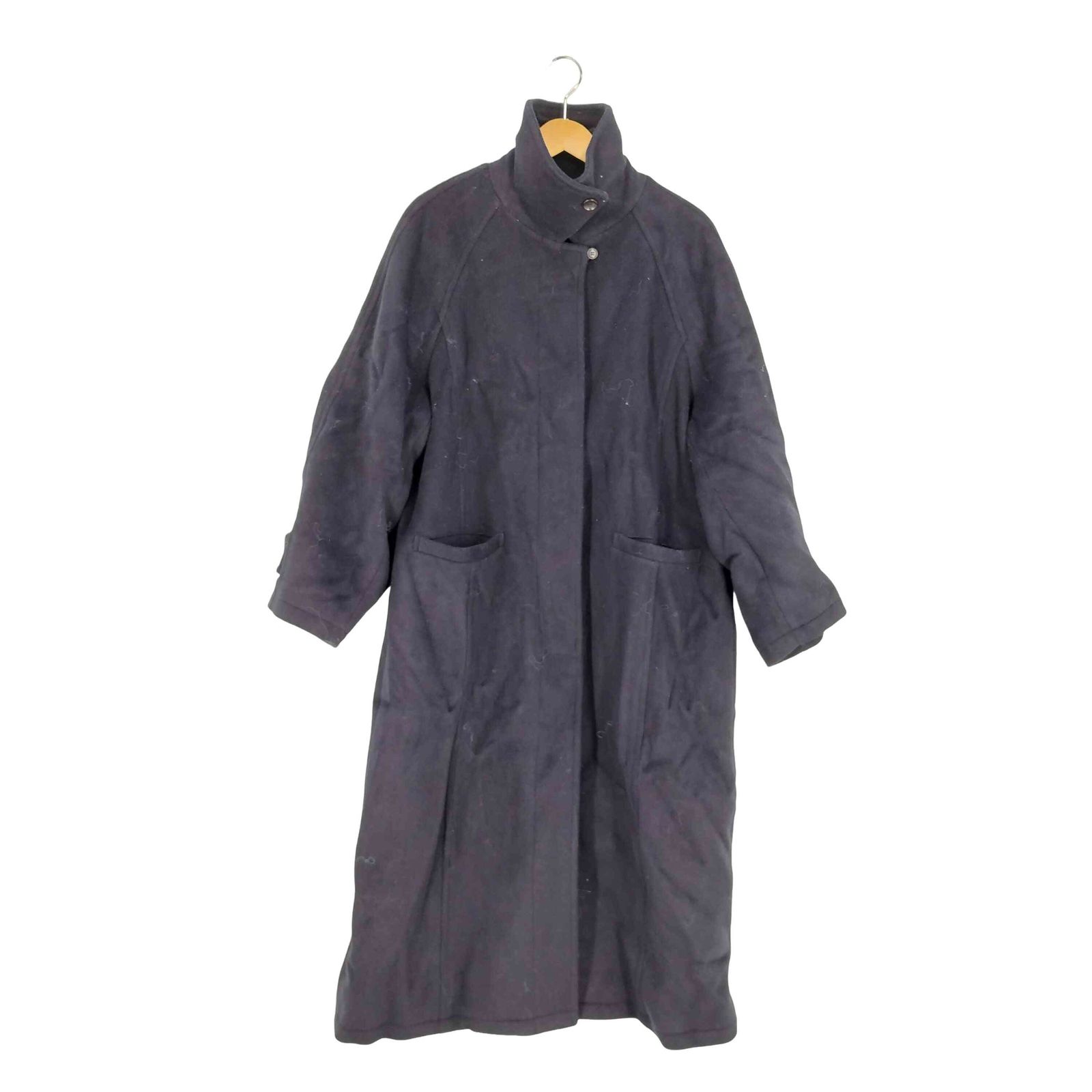 ユーズドフルギ 古着 anuke 24AW Wool Soutiencollar Coat ウールステン コート レディース JPN 38