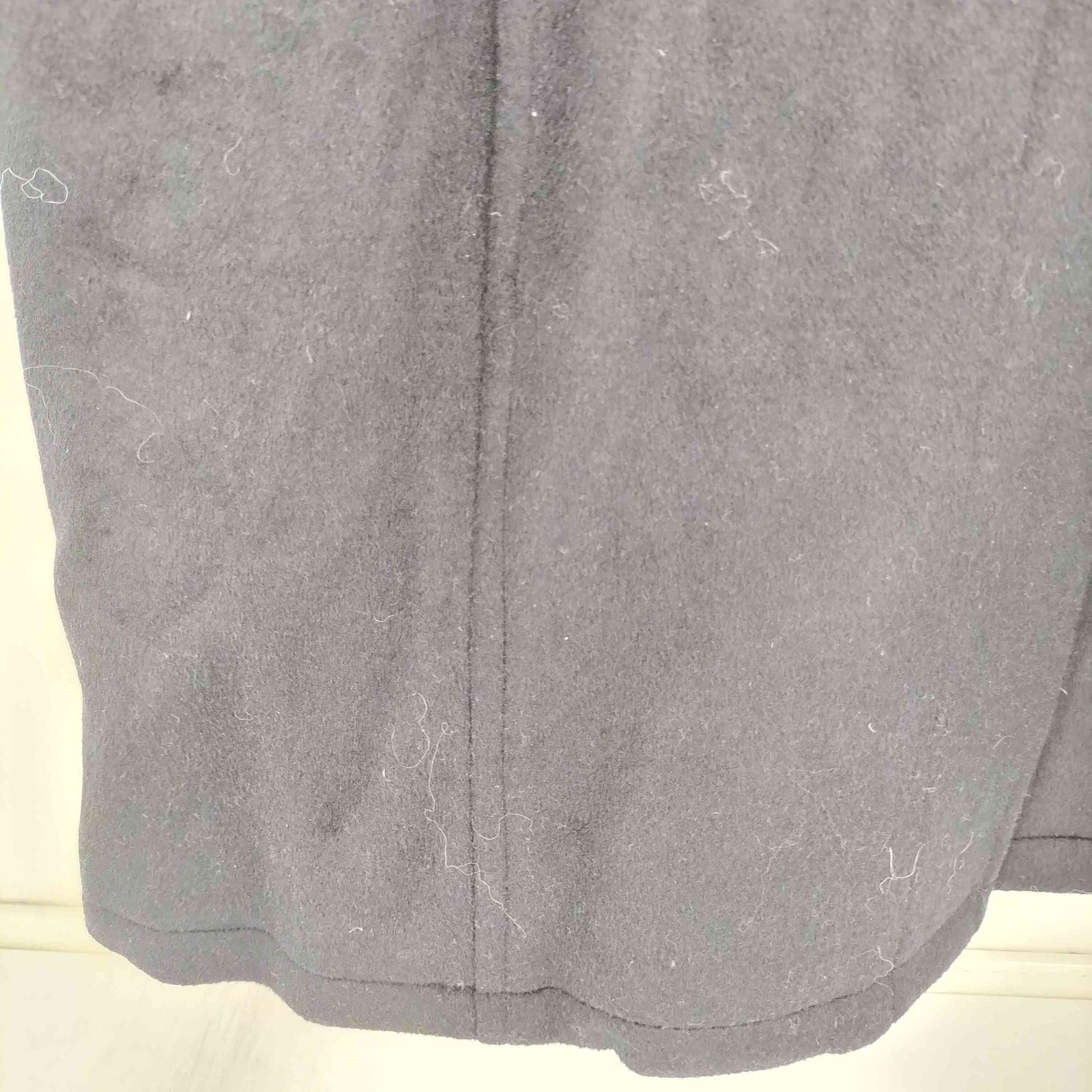 ウールステンカラーコート レディース