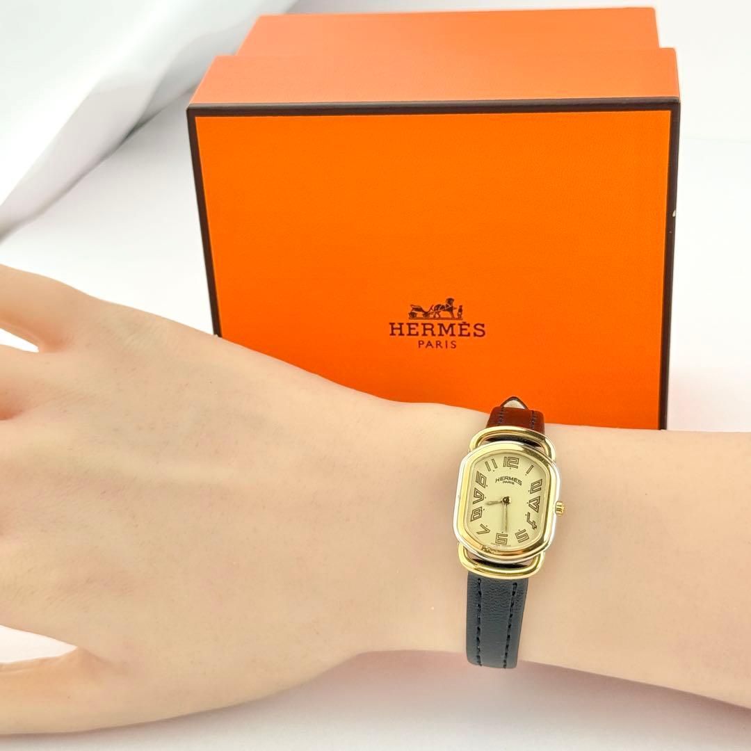 エルメス ラリー RA1.240 ベルト 電池 レディース 腕時計082