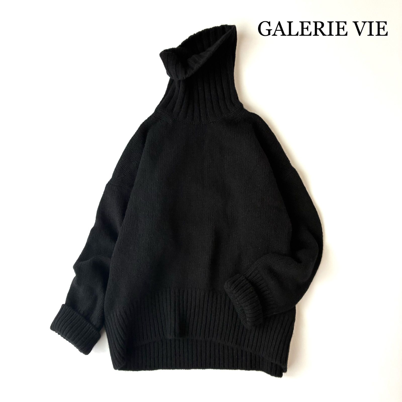 GALERIE VIE ギャルリーヴィー / ファインウール ハイネックプル