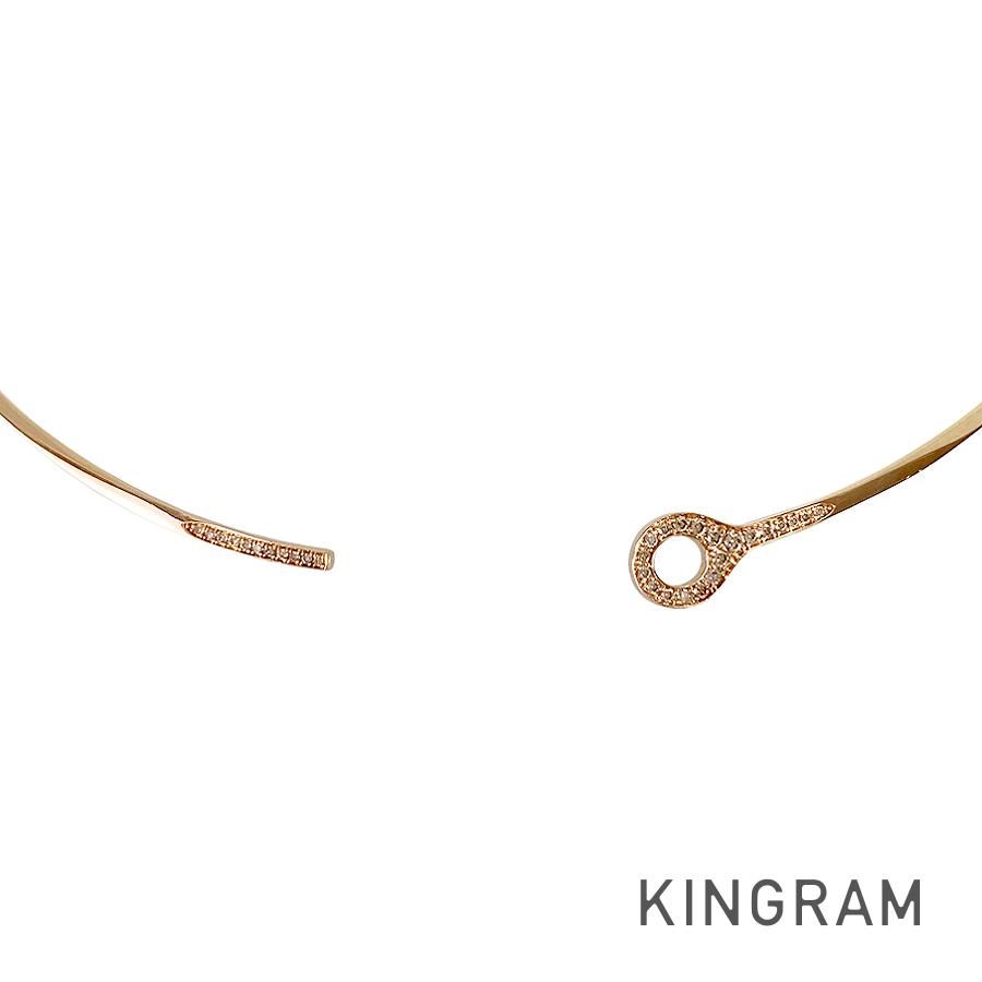 ジョージジェンセン Georg Jensen K18PG ダイヤモンド チョーカー sss