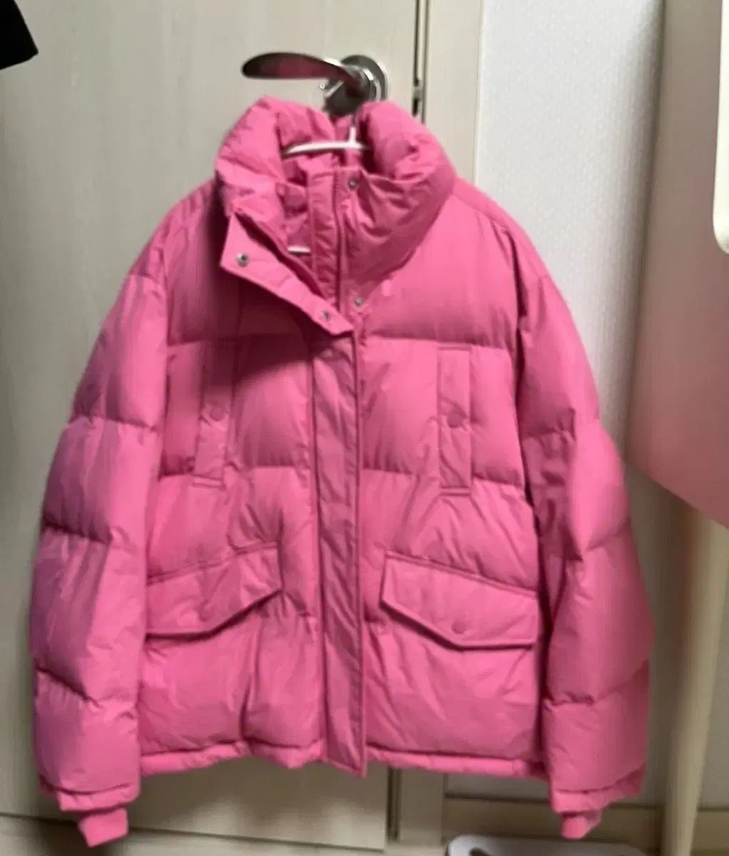 イムブリー オーバーサイズ ピンク ダウン