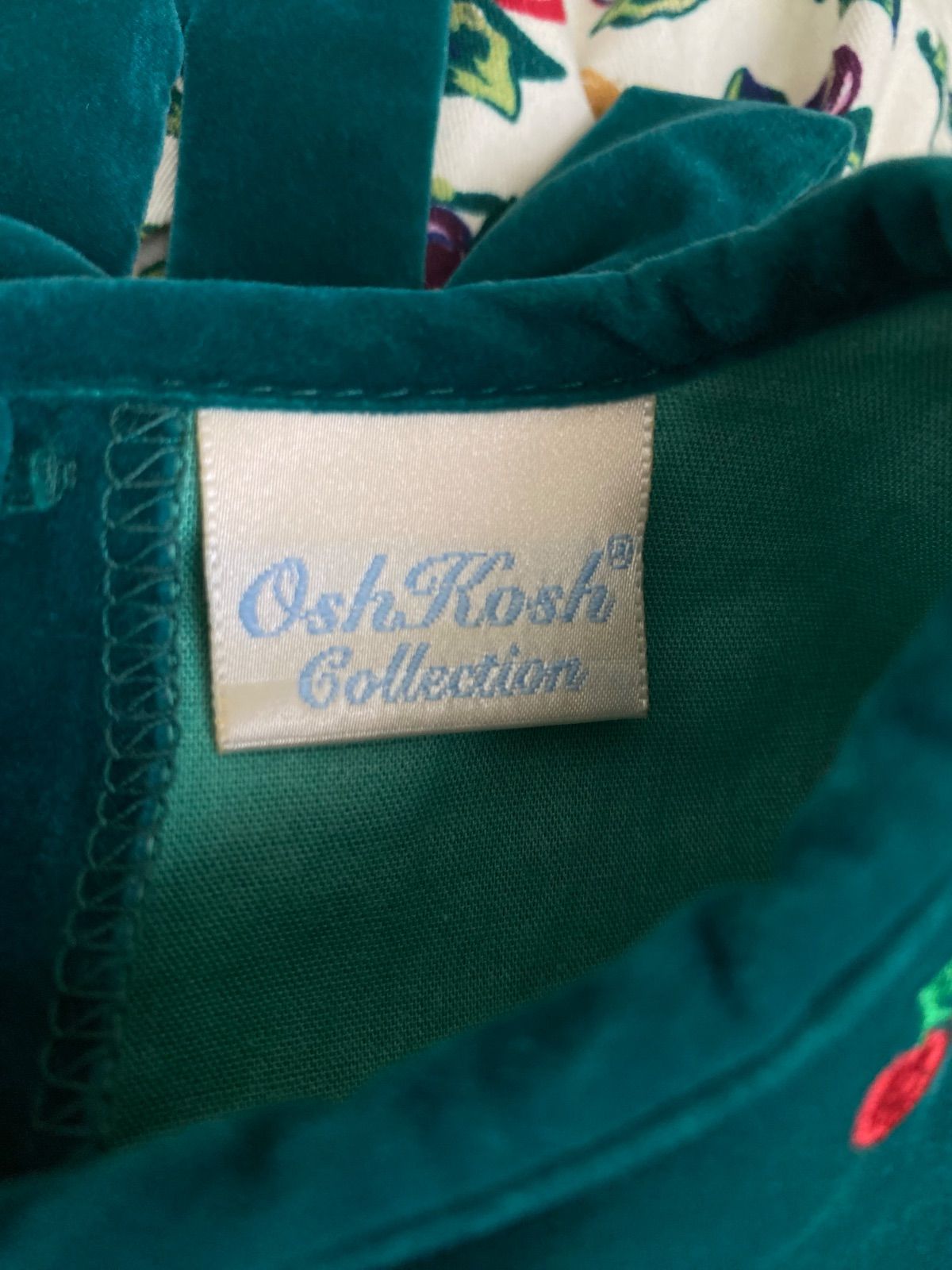 Size 120】vintage オシュコシュ ワンピース フルーツ柄 オシュコシュ