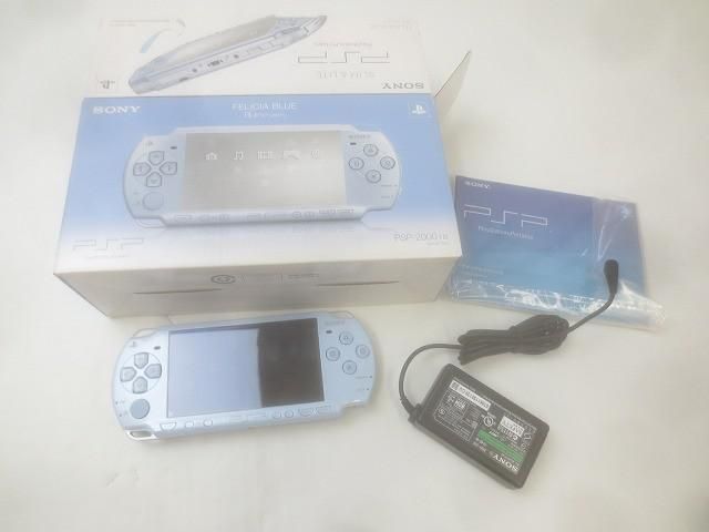 品 ゲーム PSP 本体 2000 フェリシア ブルー 動作品 き