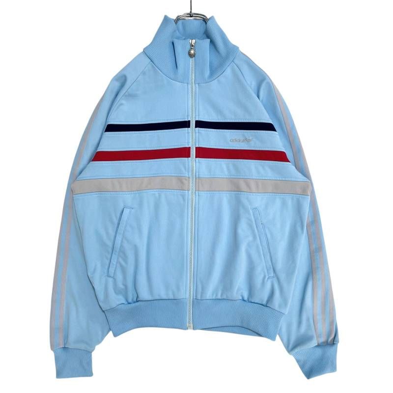 9509_1 adidas アディダス トラックジャケット DESCENTE デサント 水色 ブルー 3号 S~M