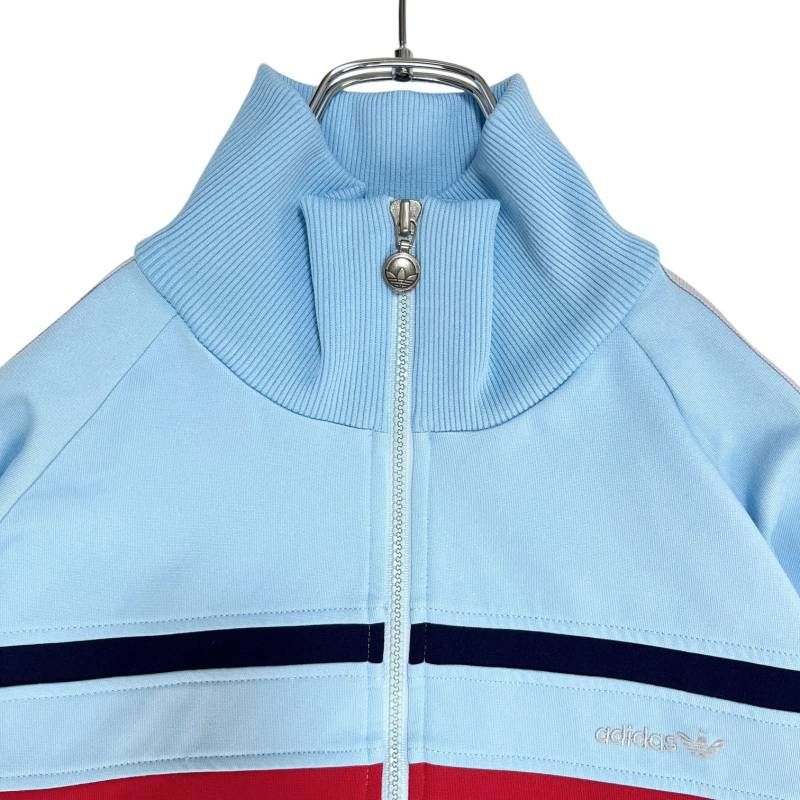 9509_1 adidas アディダス トラックジャケット DESCENTE デサント 水色 ブルー 3号 S～M