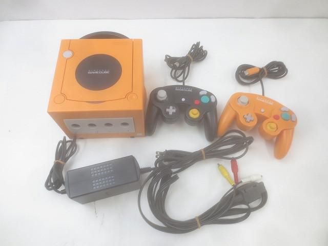訳あり ゲーム ゲームキューブ 本体 DOL-001 オレンジ 周辺機器付き