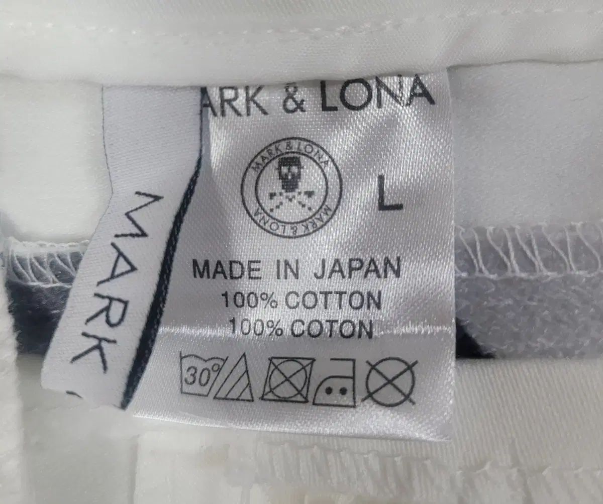 MARK - LONA マークアンドロナ 白 ゴルフ ズボン LLC-HASEGAWATOSO_COM
