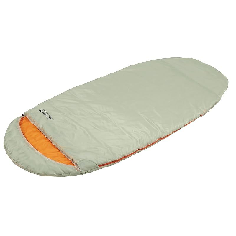 キャプテンスタッグ CAPTAIN STAG 寝袋 シュラフ エッグ型シュラフ 中綿1200g 最低使用温度10度 丸洗い 収納袋付き グラスホワイト UB-21