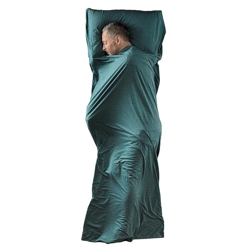 フォックスファイヤー バンダナ 5320045 寝袋 インナーシーツ SC ボックス シーツ メンズ レイクブルー フリー