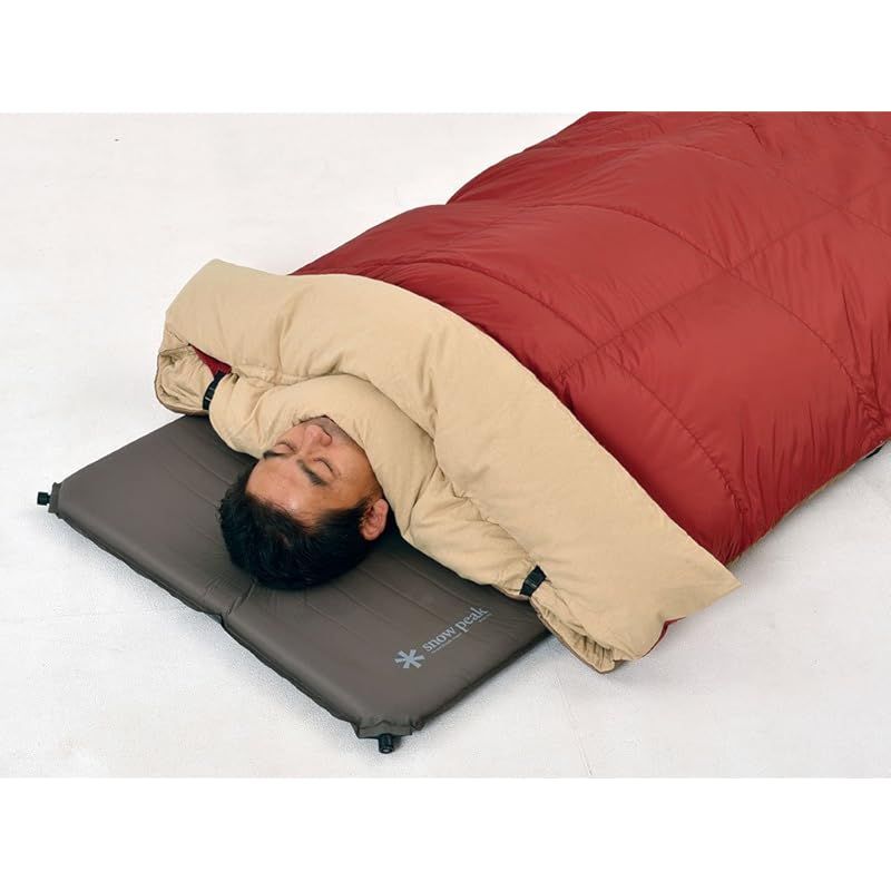  スノーピーク snow peak 寝袋 防災 キャンピングマット付属 グランドオフトン シングルダウン量1000 g 下限温度 15度 BD 050 ウォッシャブルダウン キャンプ アウトドア コット アウトドア寝具