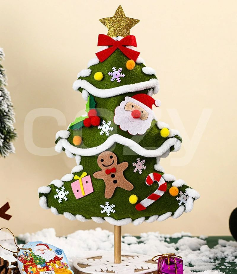 クリスマスツリー DIY フェルト 子供 DIY手作り 手芸キット フェルト