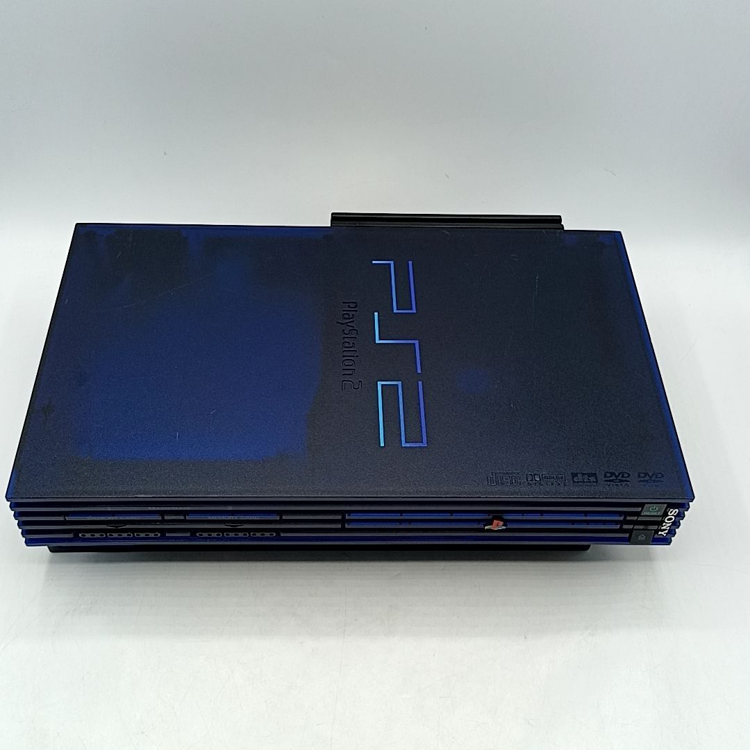  動作品 PS 2 Playstation BB Pack SCPH 50000 MB NH ミッドナイトブルー 本体一式セット ネットワークアダプタ 40 GB HDD付属 メモリ付属 SONY 本体 プレイステーション2(PS2)