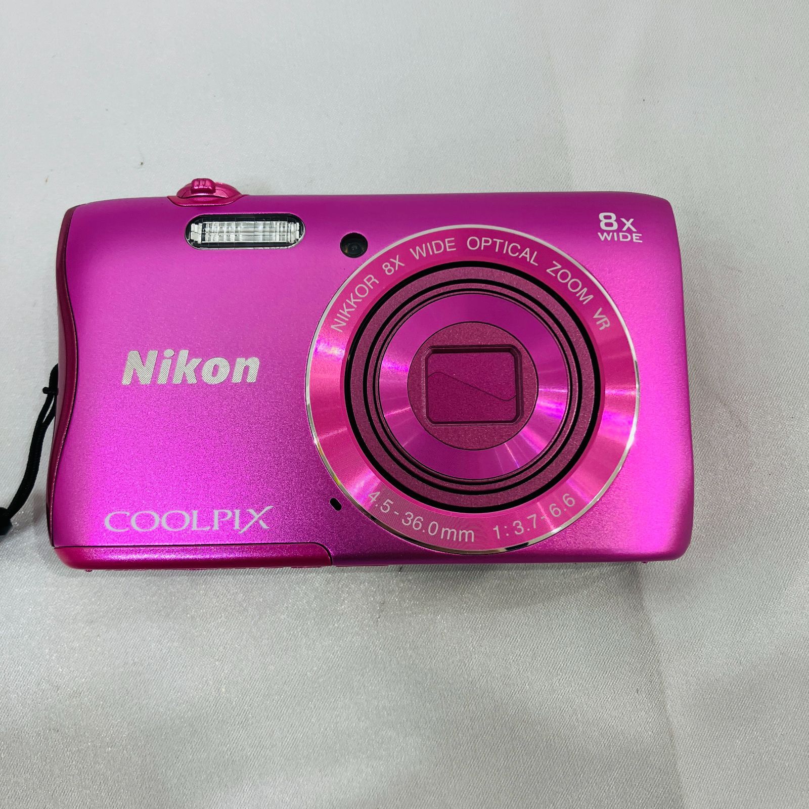 A【Wi-Fi搭載】Nikon COOLPIX S3700 PINK ピンク デジタルカメラ
