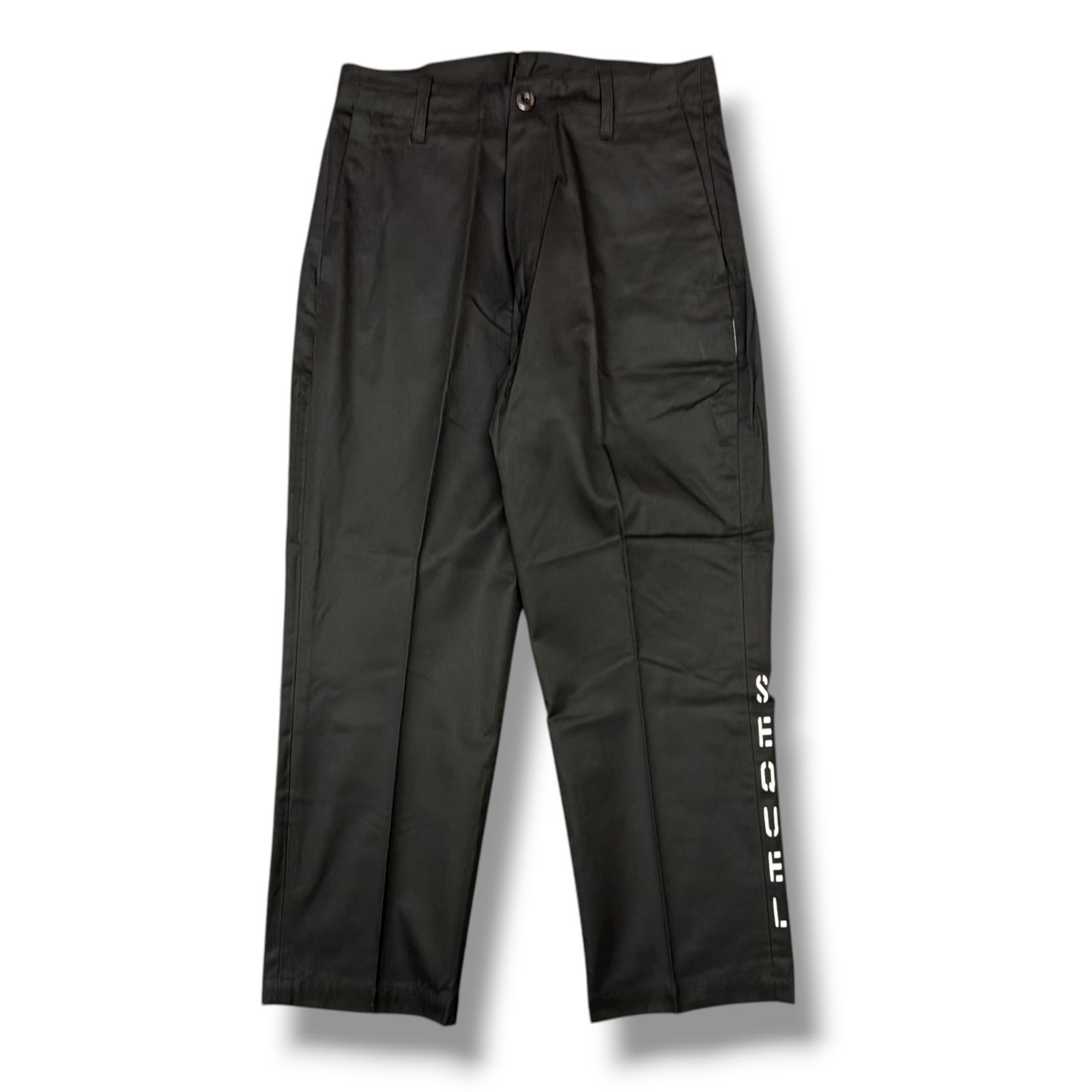 参考上代38500円 SEQUEL 25SS CHINO PANTS TYPE-XF チノパンツ スラックス トラウザー シークエル SQ-25SS-PT-09 ブラック S 2287M7