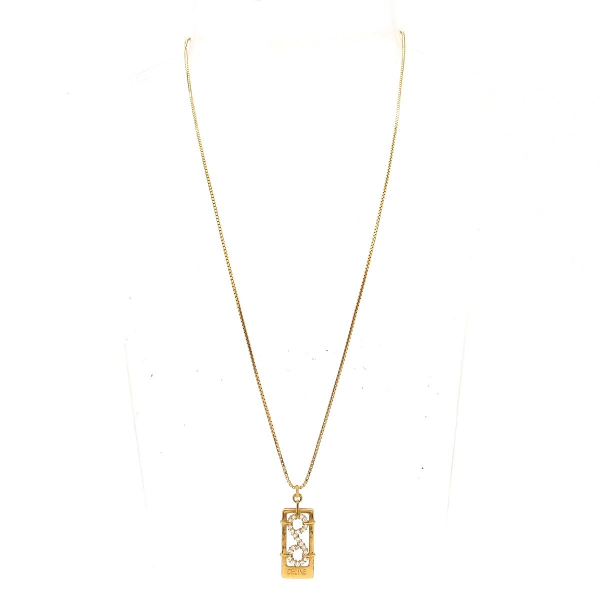 CELINE(セリーヌ) ネックレス - K18YG×ダイヤモンド ダイヤ0.21