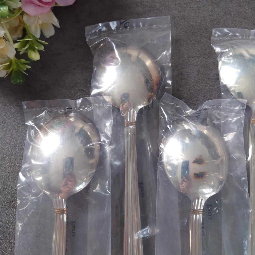 アリアゴールドリング コンソメスプーン