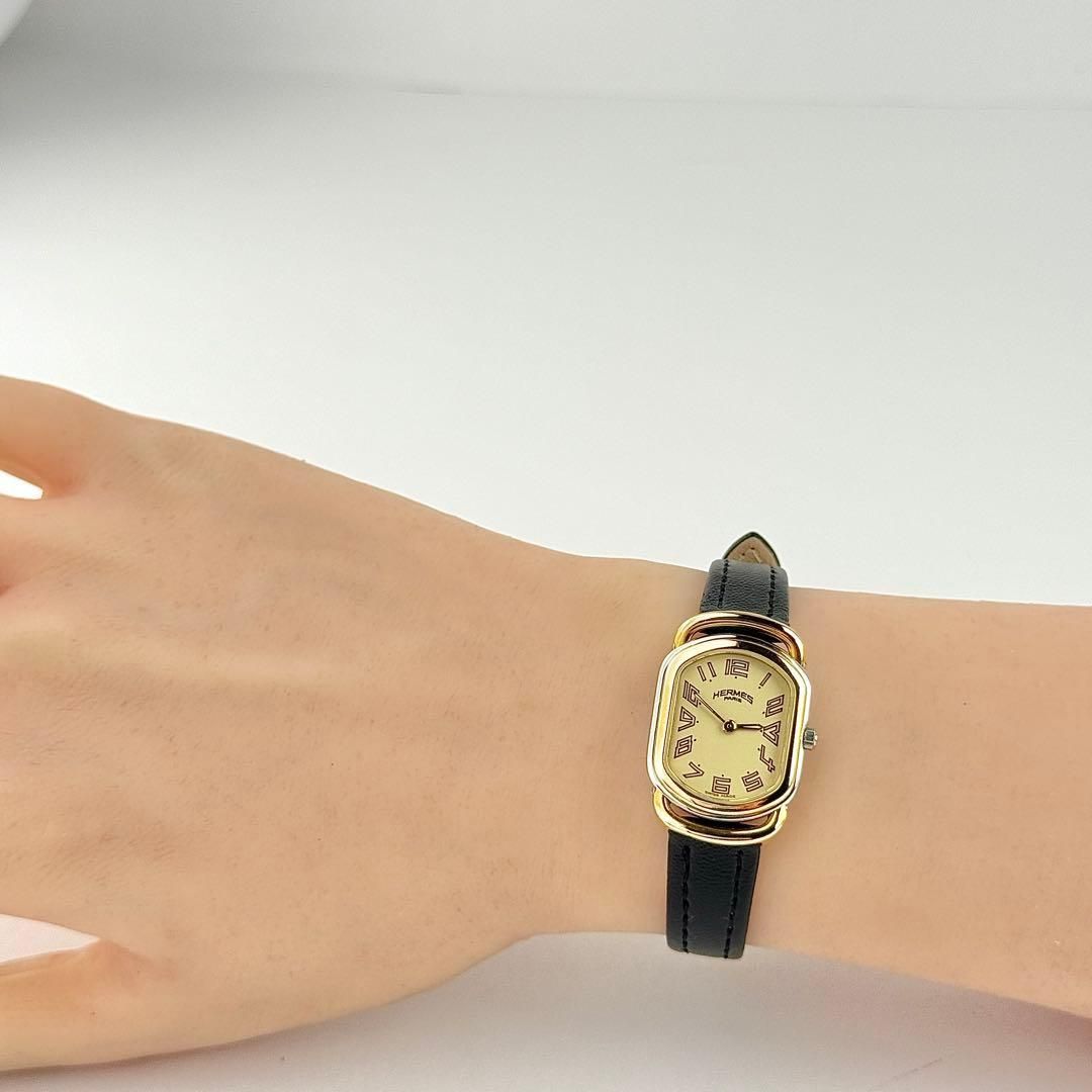 エルメス ラリー RA1.240 新品ベルト 新品電池 レディース 腕時計589