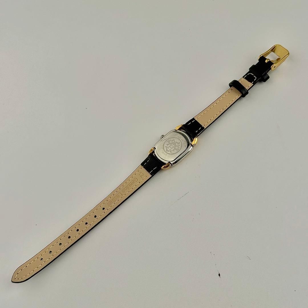 【新品電池】111 エルメス ラリー レディース ゴールド Hベルト 人気 稼働/新品電池】エルメス ラリー レディース腕時計 コンビ Hベルト
