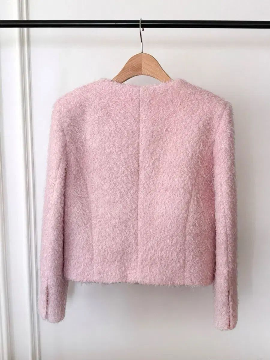 デュフロ アンゴラ ウール ピンク ツイード ジャケット GULLKHAN_COM
