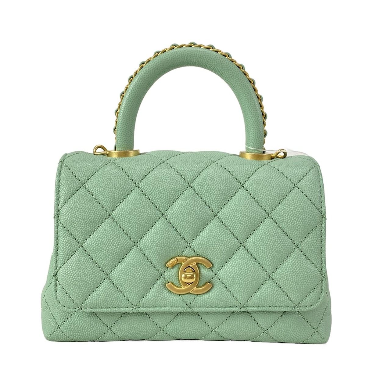 CHANEL(シャネル) ハンドバッグ美品 トップハンドル ミニ フラップ