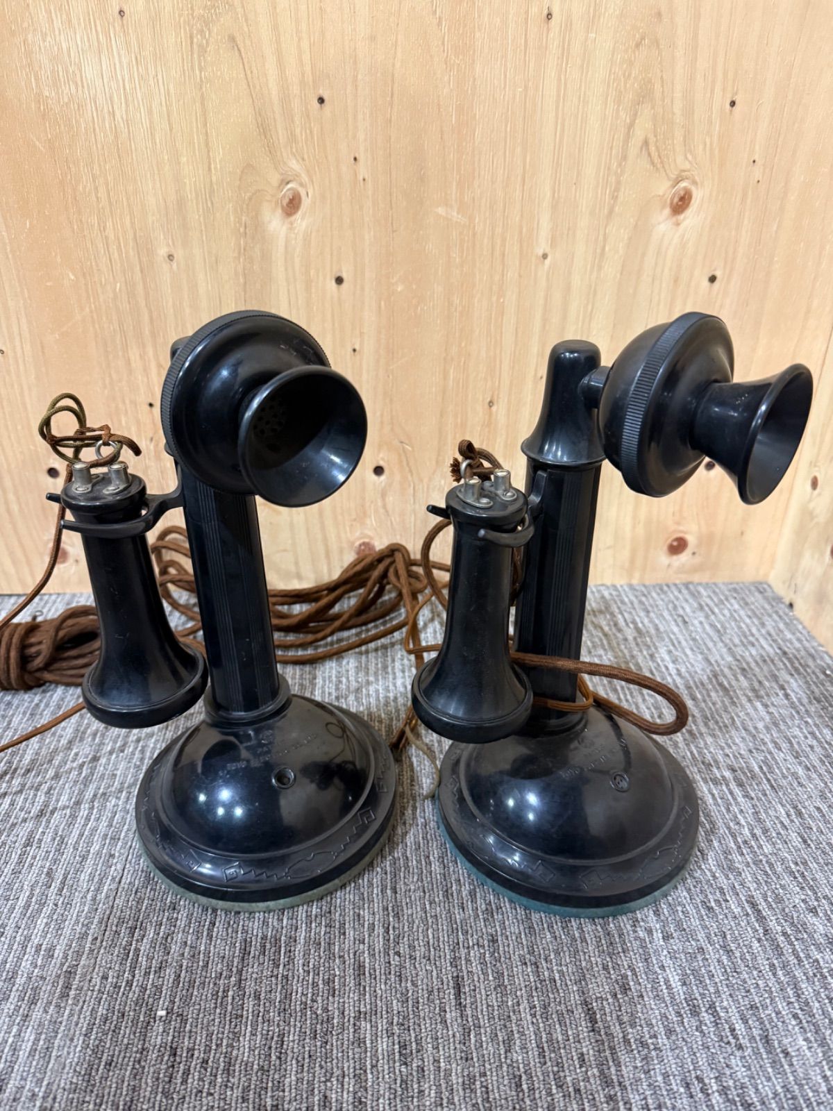 SGM 沖電気 卓上電話機 昭和５年 戦前 黒電話