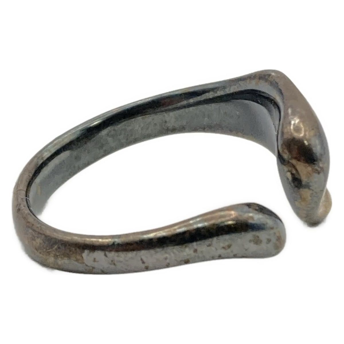 TIFFANY-Co. ティファニー リング カーブドハート シルバー