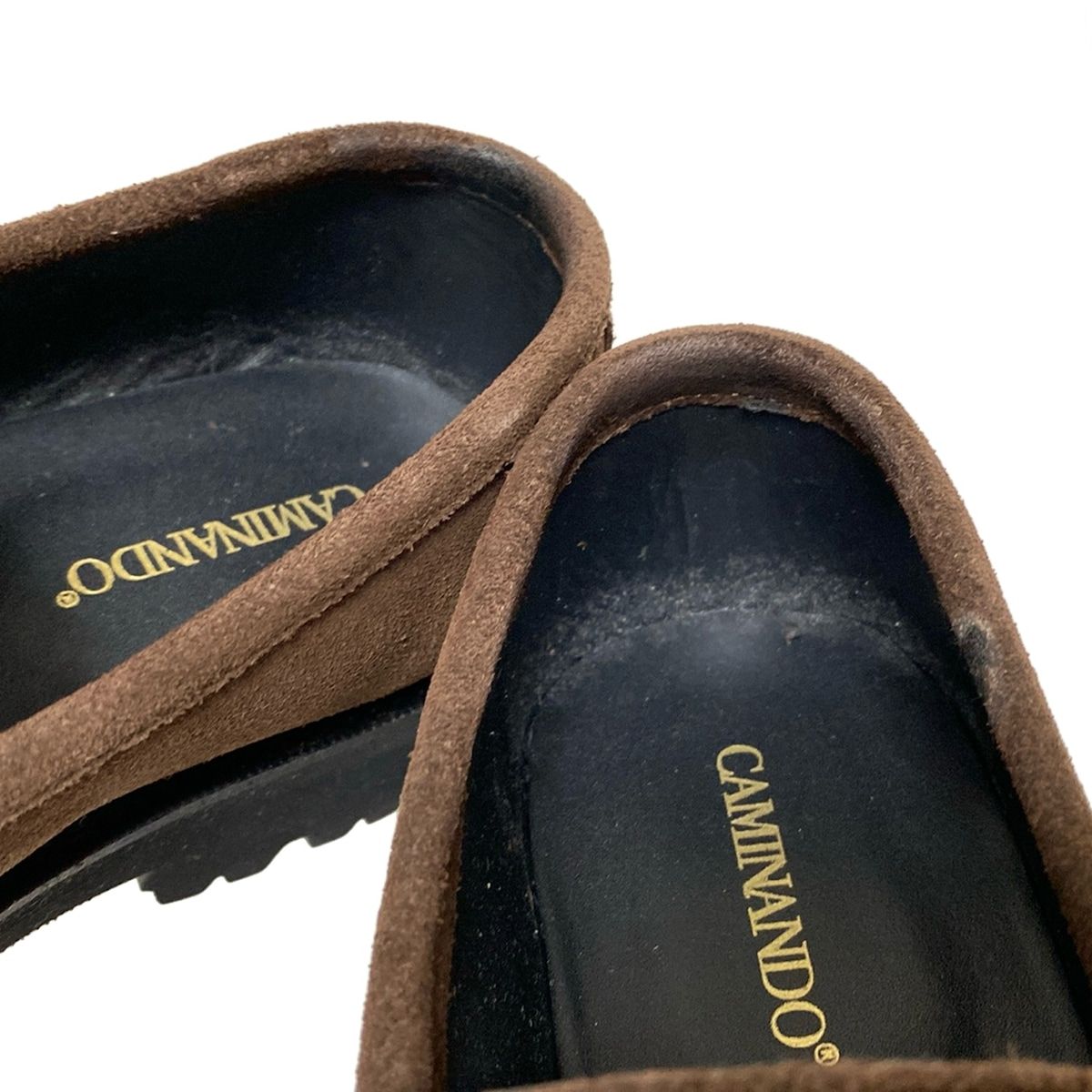  カミナンド ローファー 8 レディース - ダークブラウン ローファー 革靴 靴