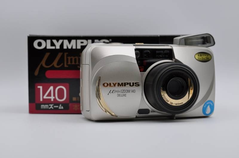 動作OK OLYMPUS μ mju ZOOM 140 DELUXE コンパクトフィルムカメラ