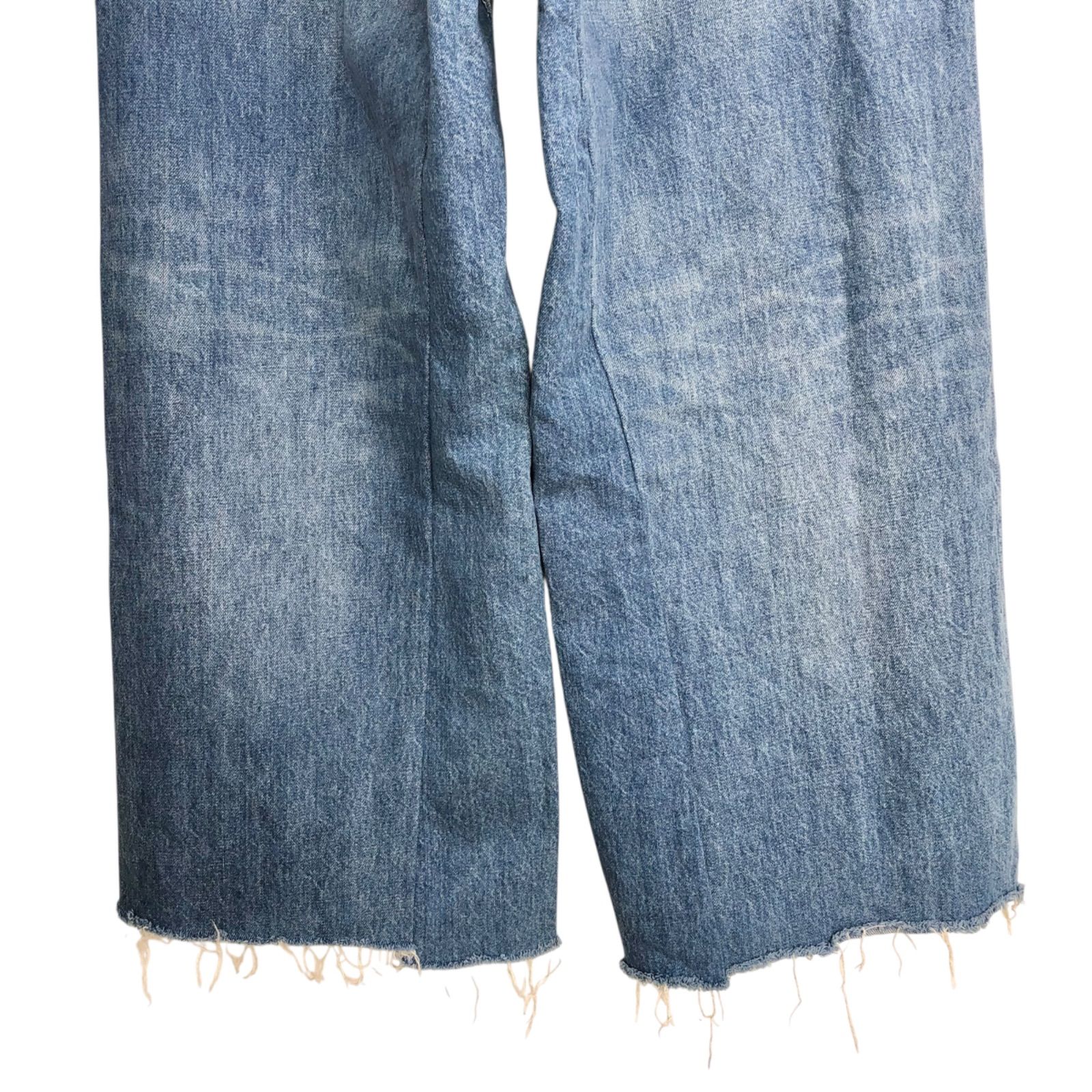 Bonum ドロストワイドイージーデニムパンツ