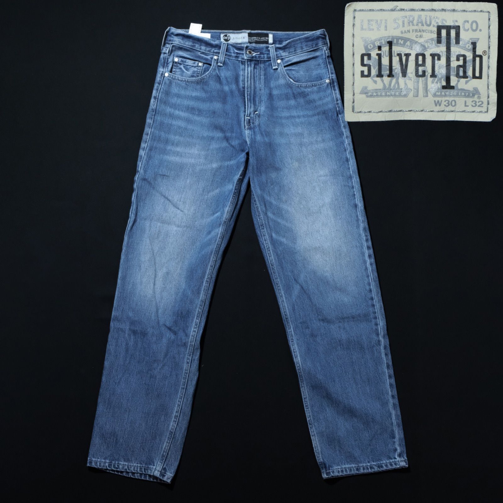 リーバイス シルバータブ ルーズフィットデニム W30 Levi