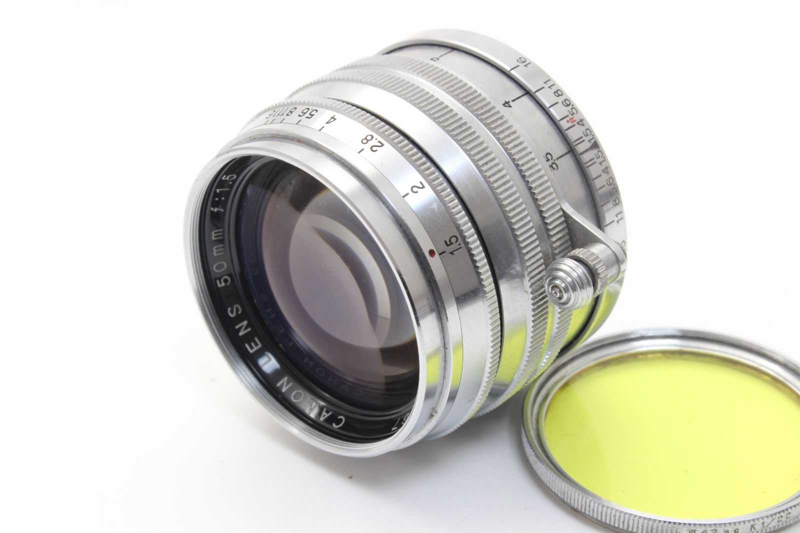 B 並品 Canon キヤノン 50mm F1.5 Lマウント オールドレンズ 初期不良返品無料 10-41