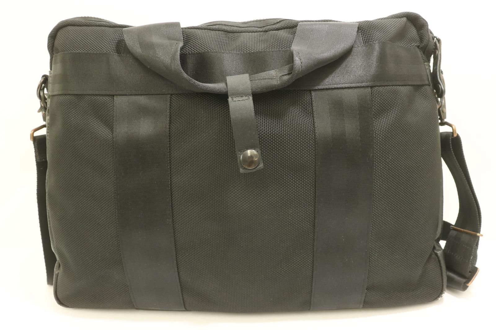 PORTER メンズビジネスバッグ -- HEAT 2WAY BRIEFCASE PORTER -- 黒 ブラック ロゴ