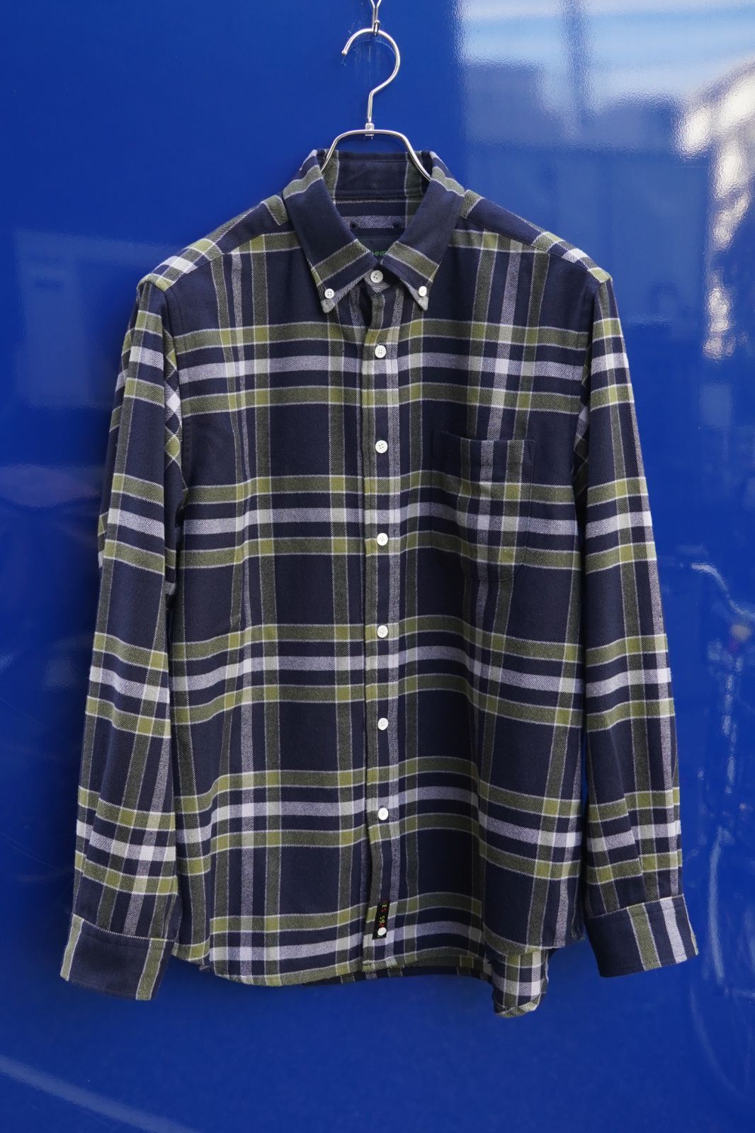 SOPHNET. ソフネット Thermostat Check B.D. Shirt 高機能フランネルチェックシャツ Lサイズ 日本製