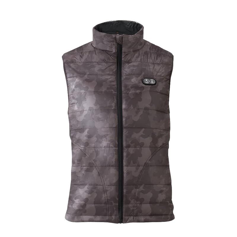 アタックベース Wスイッチヒートベスト バッテリーセット 迷彩ブラック 40000-5L