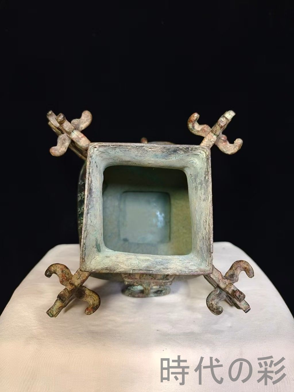 中国古美術【中山王方壺】青銅器 銘文 重器 礼器 盛酒器 古美術 骨董