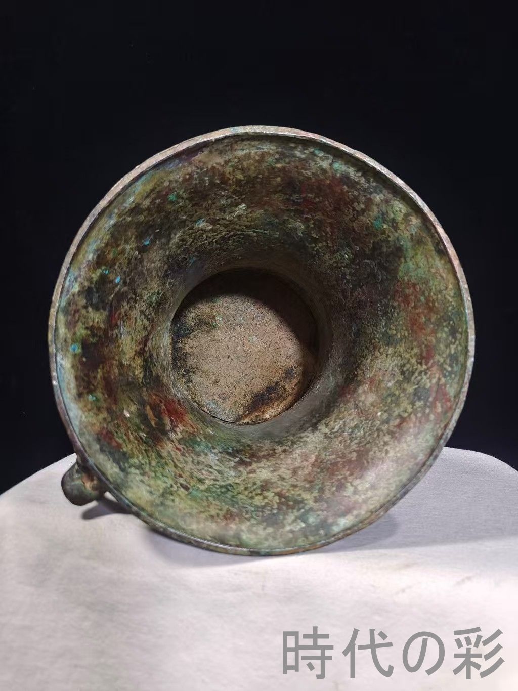 中国古美術【?】周青銅器 飲酒器 礼器 盛酒器 骨董 古美術