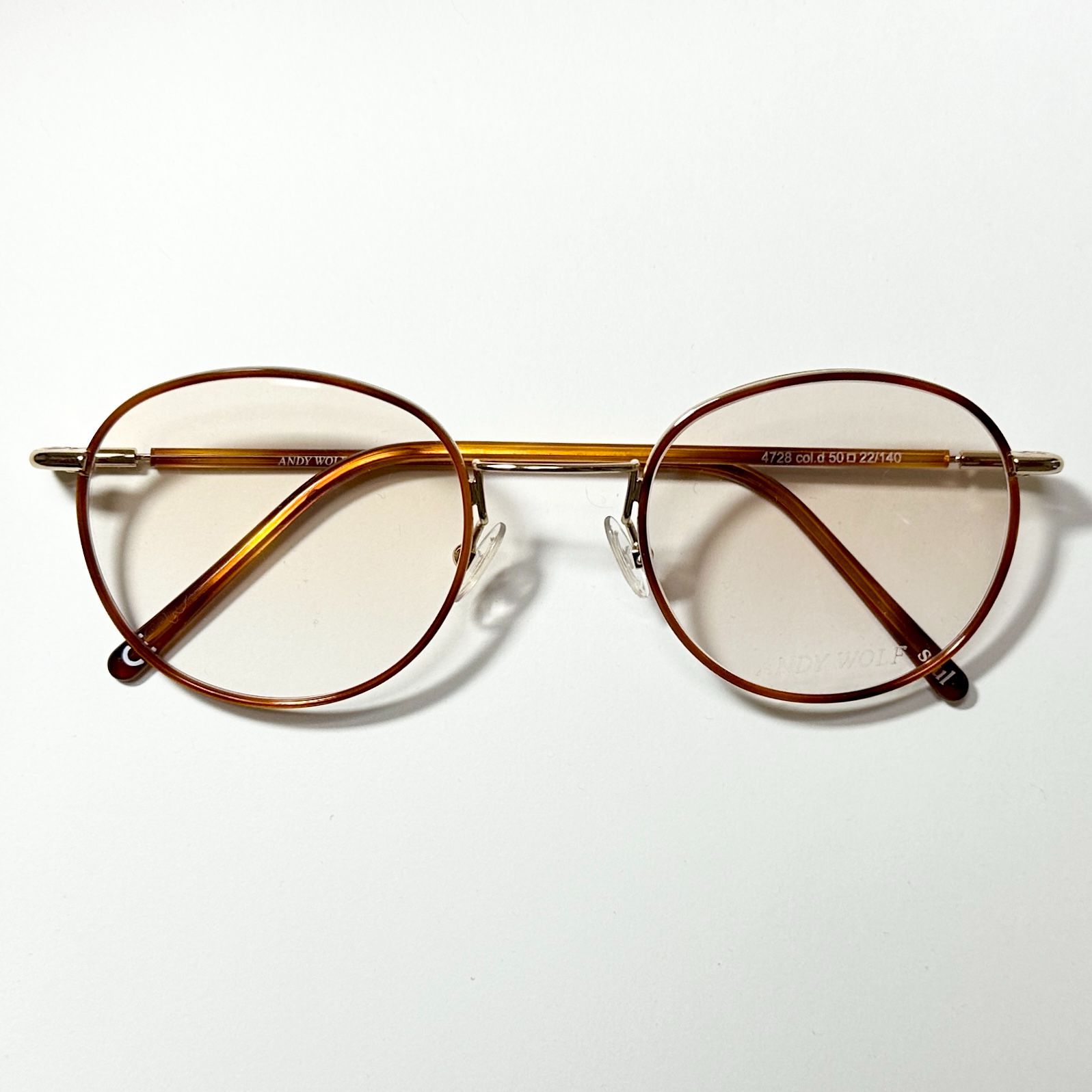 ANDY WOLF メガネ 正規 アンディーウルフ Austriaブランド 4728 col D フランス製 ケース クロス付き