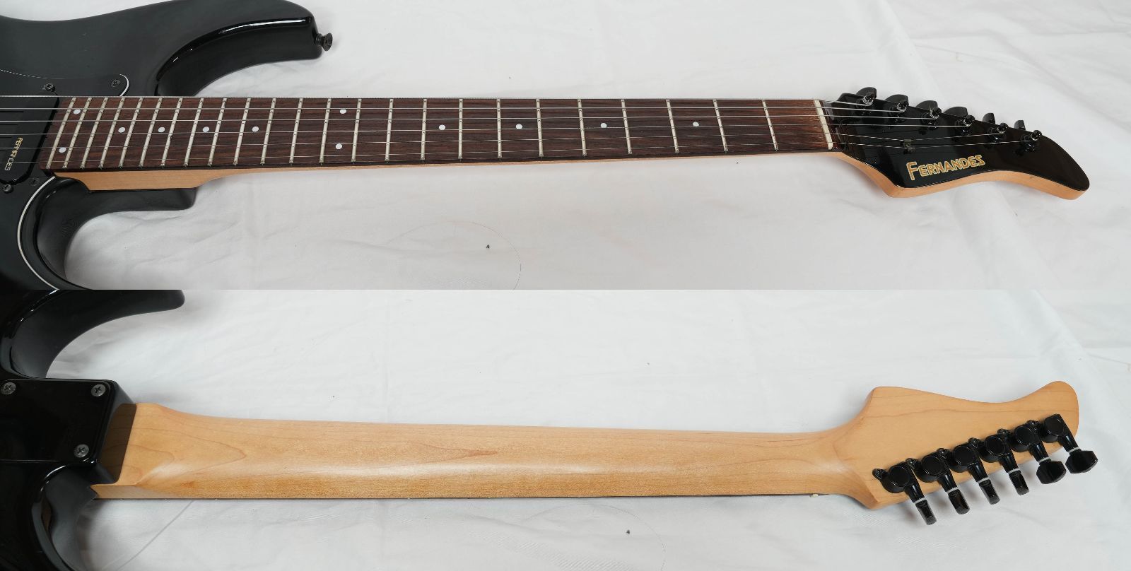 ☆FERNANDES☆FR-50 BLACK 24フレット仕様 90年代 日本製 SSH