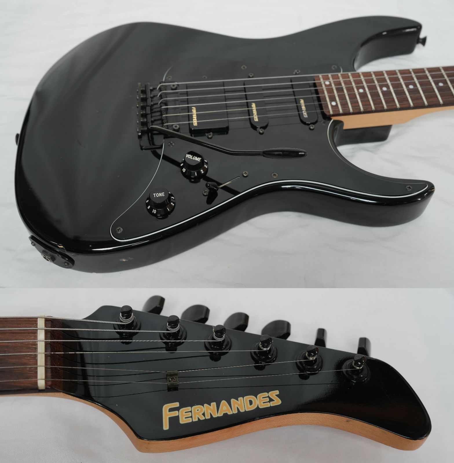 ☆FERNANDES☆FR-50 BLACK 24フレット仕様 90年代 日本製 SSH