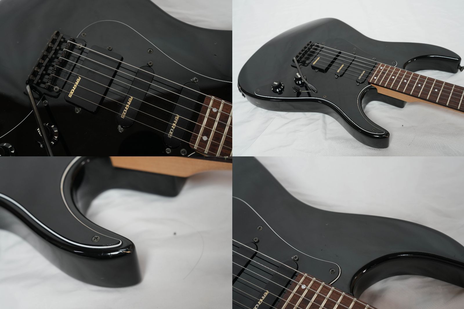 ☆FERNANDES☆FR-50 BLACK 24フレット仕様 90年代 日本製 SSH