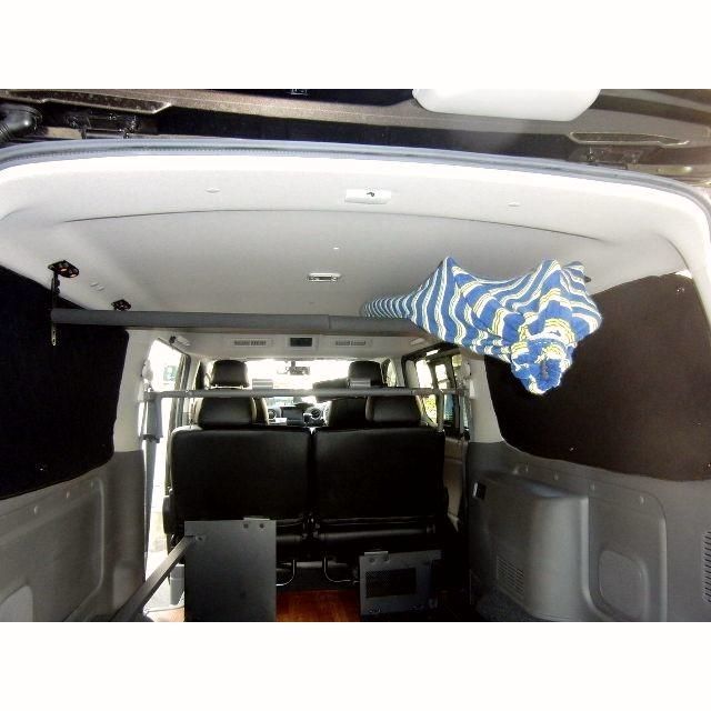 送料無料 NKC NV350キャラバンGX 凸スライドバー2本セット 延長ステー パッド付 スキースノーボード サーフボード 脚立 車内 中積み ラック ロッドホルダー 日本製 LAWEED_CL