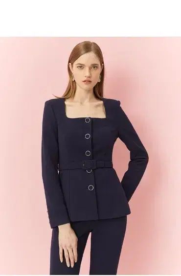 EGOIST エゴイスト スリムフィットスクエアネック ジャケット セミ ブーツカット パンツ セットアップ 44 55 正規品